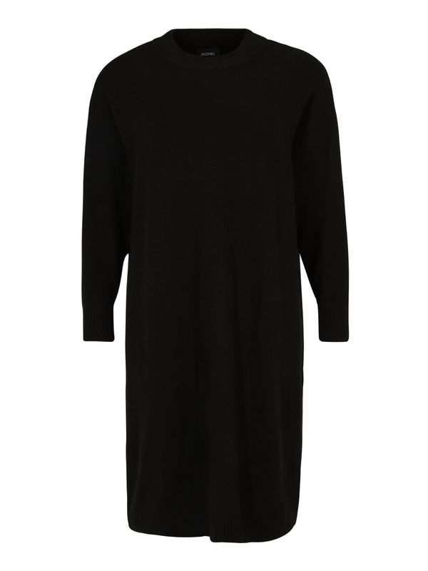 Monki Monki Pletena haljina  crna