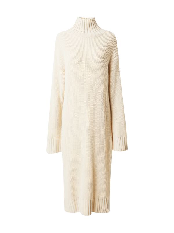 Monki Monki Pletena haljina  svijetlobež