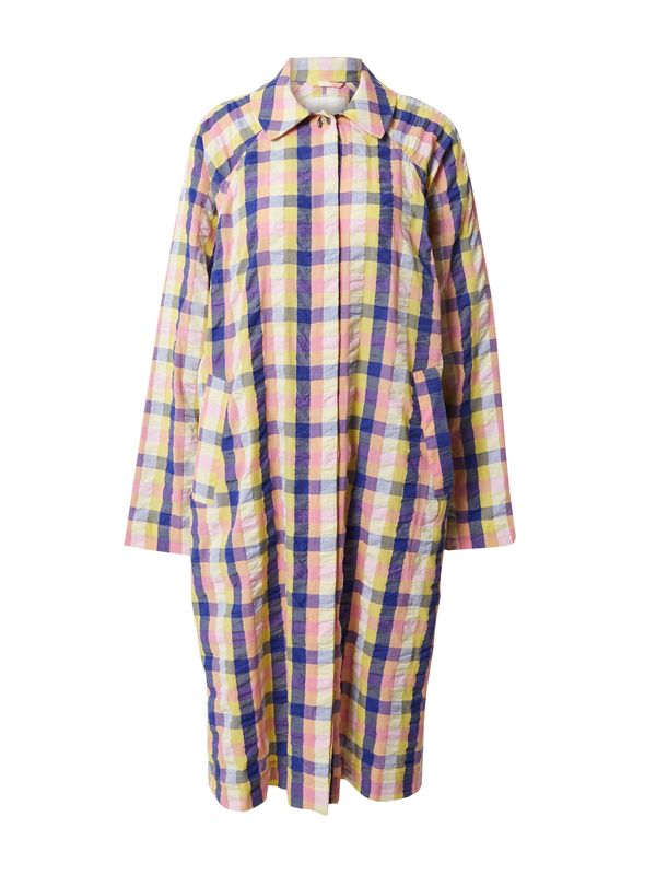 Monki Monki Prijelazni kaput  plava / žuta / roza / bijela