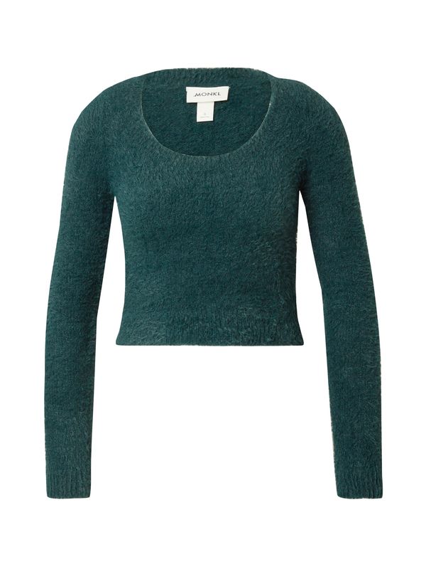Monki Monki Pulover  tamno zelena