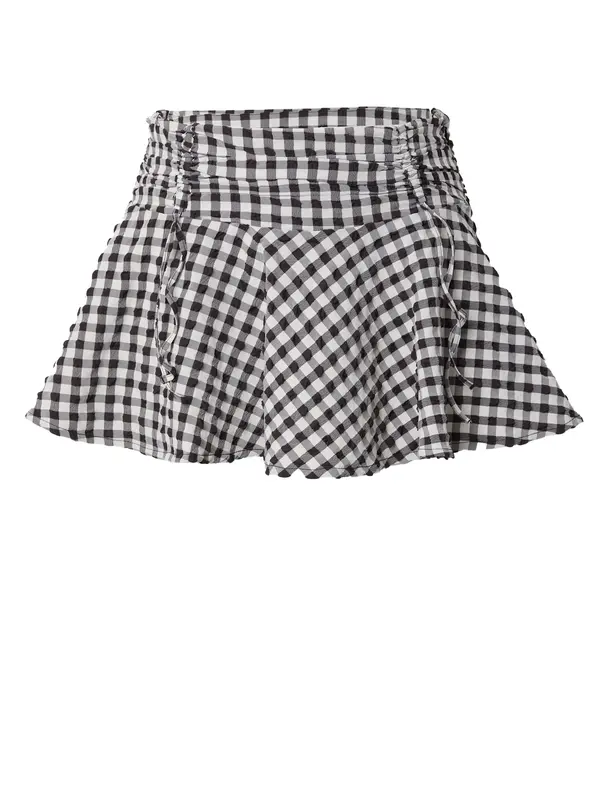 Monki Monki Suknja  crna / bijela