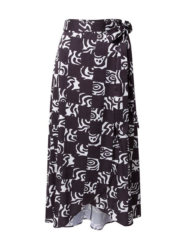 Monki Monki Suknja  crna / bijela