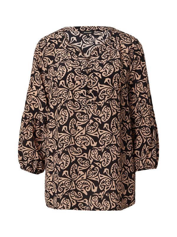 MORE & MORE MORE & MORE Bluza  bež / crna