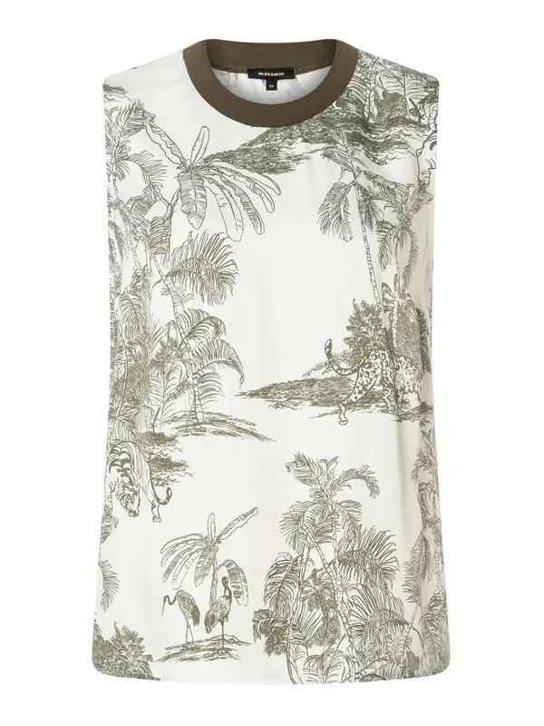 MORE & MORE MORE & MORE Bluza 'Jungle'  kaki / prljavo bijela