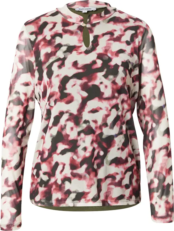 MORE & MORE MORE & MORE Bluza  kaki / burgund / prljavo bijela