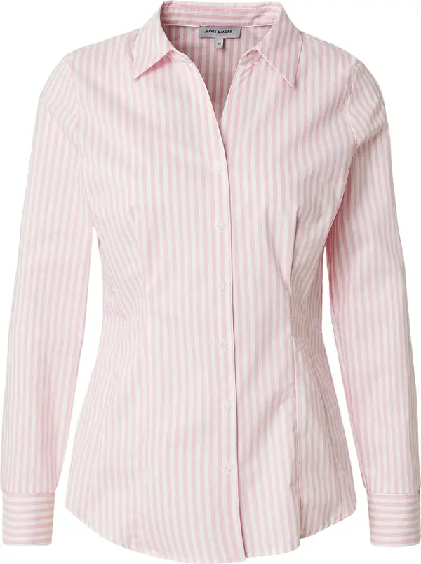 MORE & MORE MORE & MORE Bluza  roza / bijela