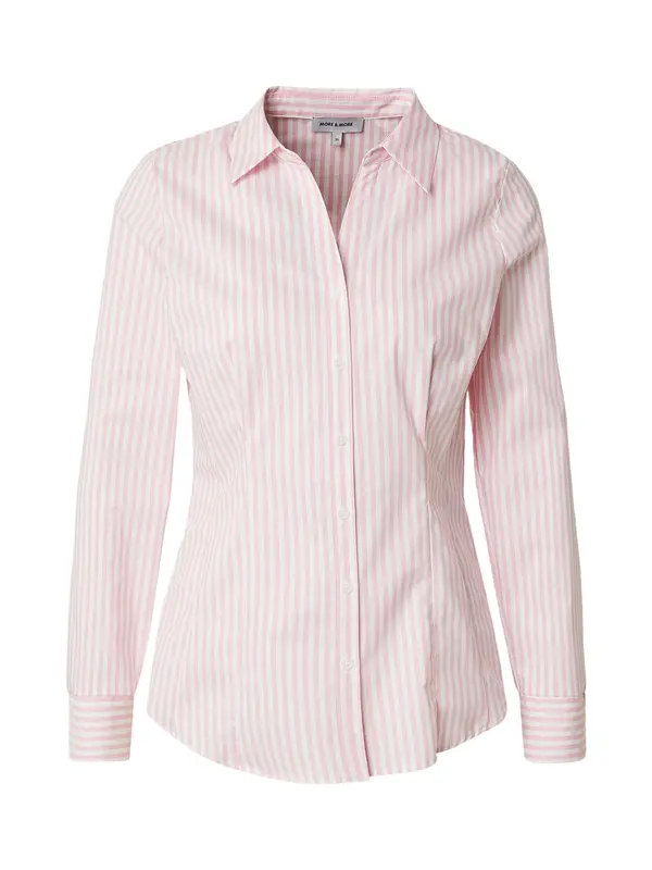 MORE & MORE MORE & MORE Bluza  roza / bijela