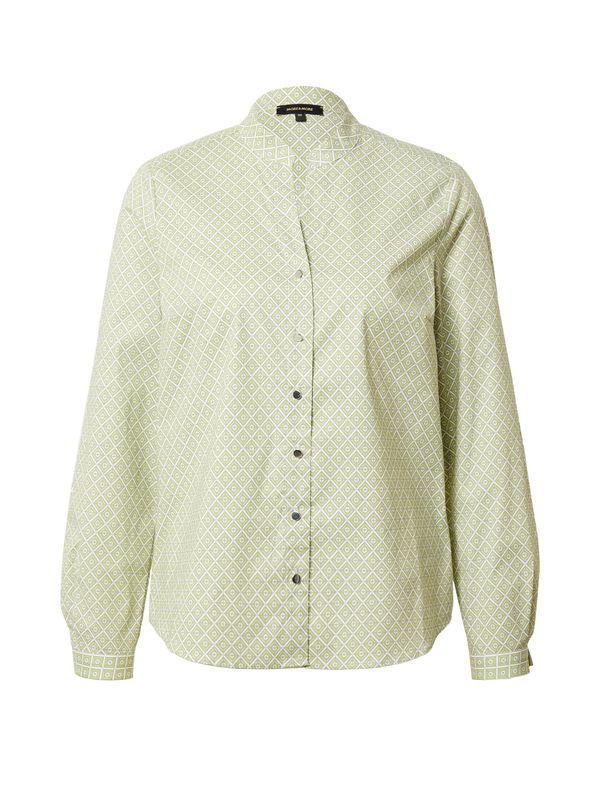 MORE & MORE MORE & MORE Bluza  sivkasto zelena / bijela