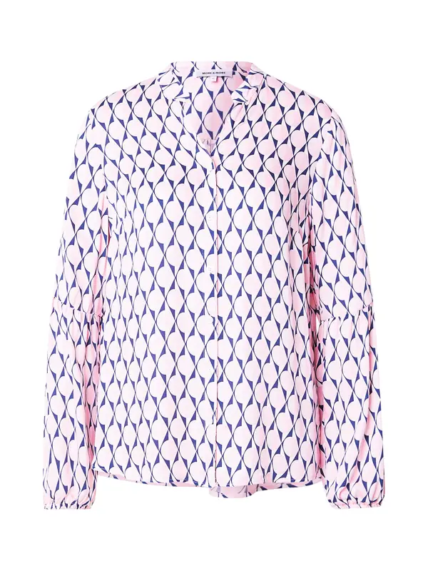 MORE & MORE MORE & MORE Bluza  tamno plava / roza / rosé / bijela