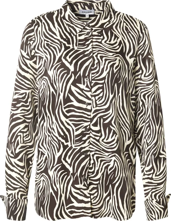 MORE & MORE MORE & MORE Bluza  tamno smeđa / prljavo bijela
