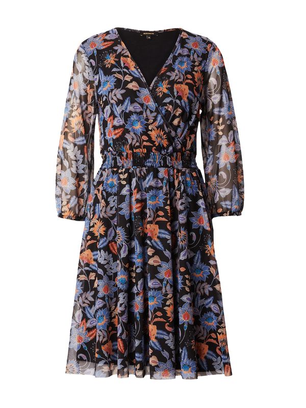 MORE & MORE MORE & MORE Haljina  sivkasto plava / tamno narančasta / crna / bijela