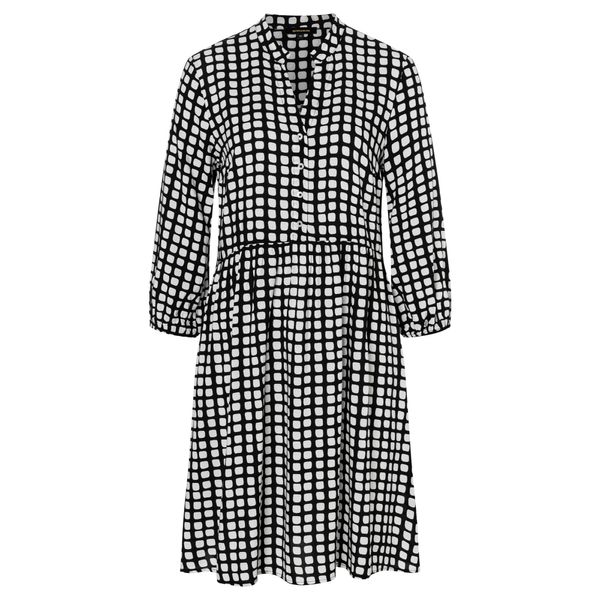 MORE & MORE MORE & MORE Košulja haljina  crna / bijela