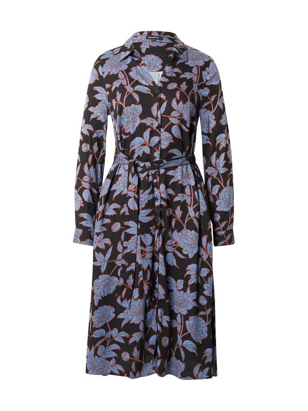 MORE & MORE MORE & MORE Košulja haljina  golublje plava / karamela / crna