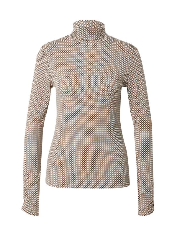 MORE & MORE MORE & MORE Majica  tamno bež / crna / bijela