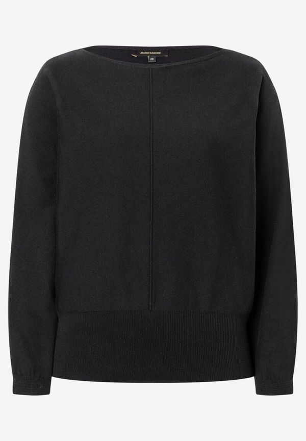 MORE & MORE MORE & MORE Pulover 'Dollman'  crna