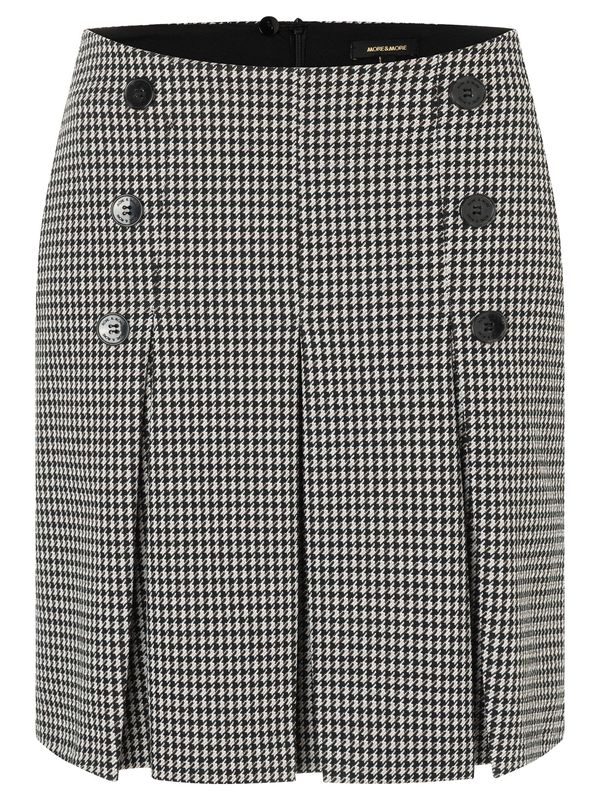 MORE & MORE MORE & MORE Suknja  crna / bijela