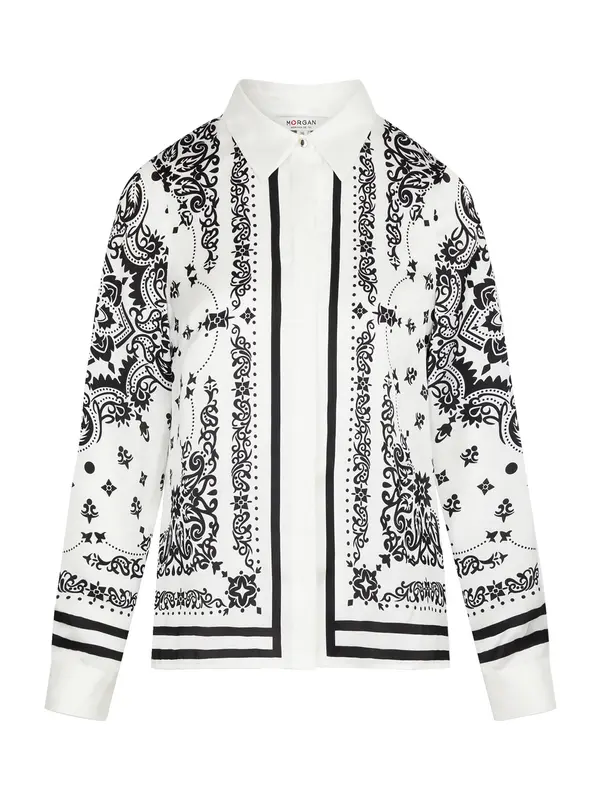 Morgan Morgan Bluza '261-CFOULAR'  crna / bijela