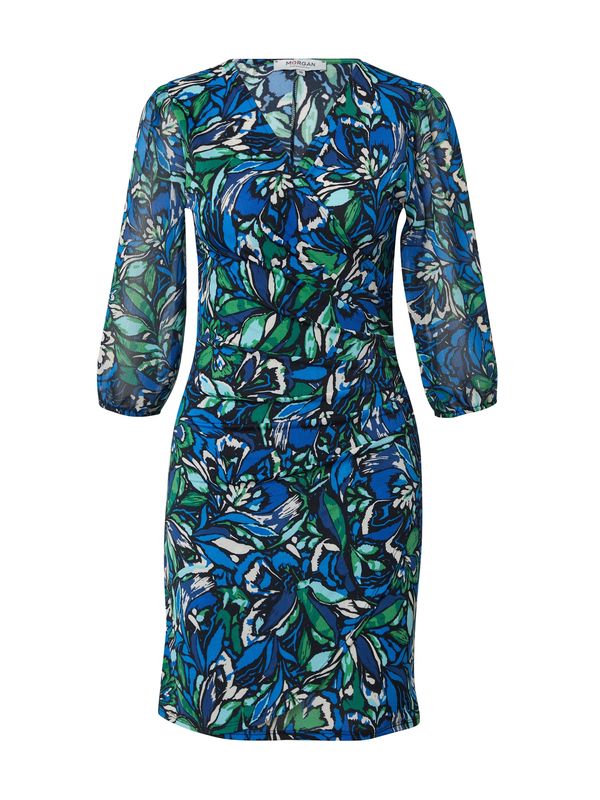 Morgan Morgan Haljina  plava / zelena / crna / bijela