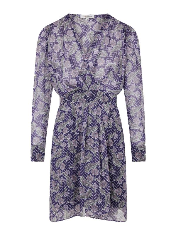 Morgan Morgan Haljina 'RELIA'  zelena / ljubičasta / bijela