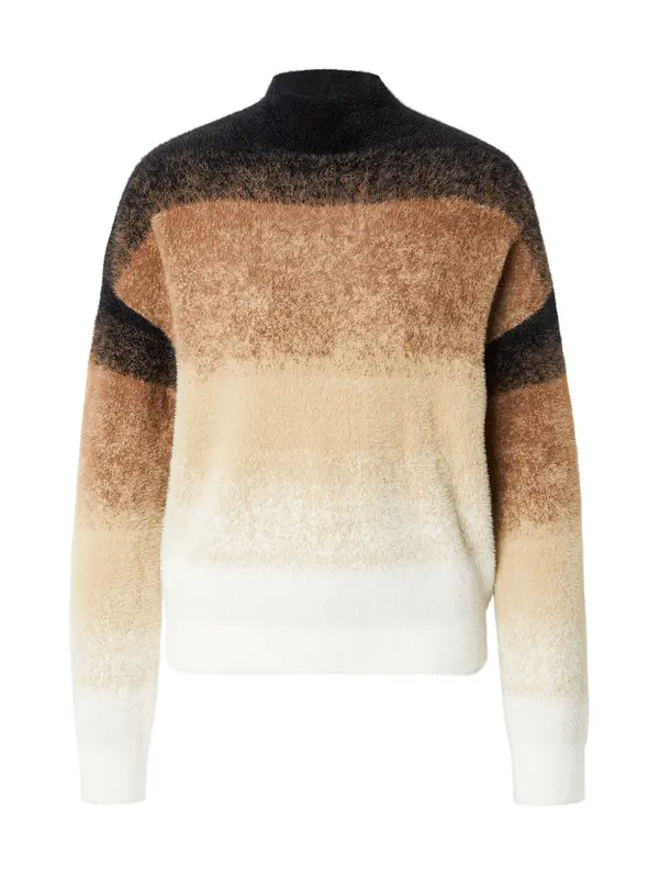 Morgan Morgan Pulover '242-MDYE'  cappuccino / svijetlosmeđa / crna / prljavo bijela