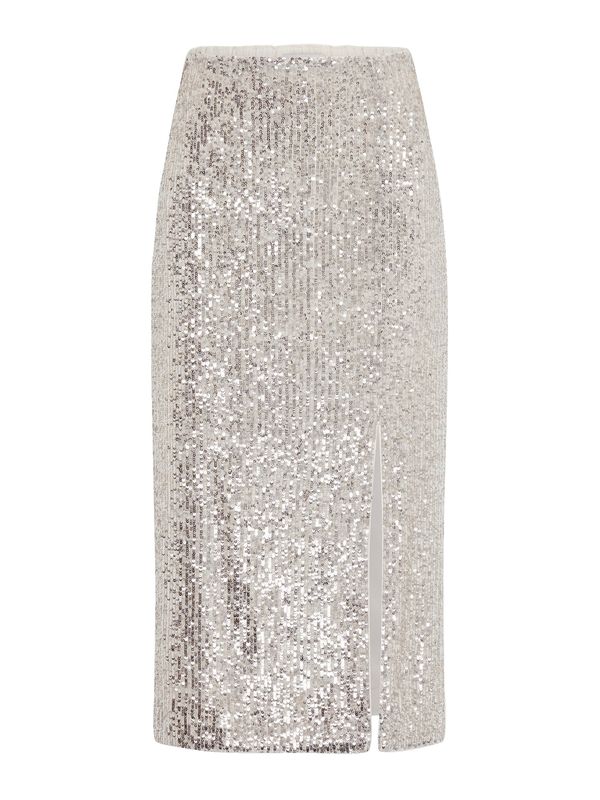Morgan Morgan Suknja  boja pijeska / srebro