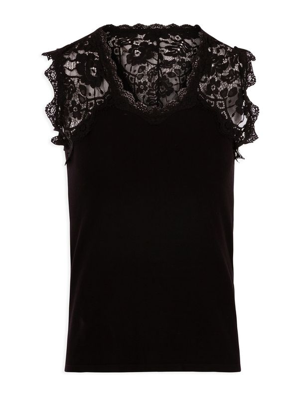 Morgan Morgan Top s naramenicama  crna