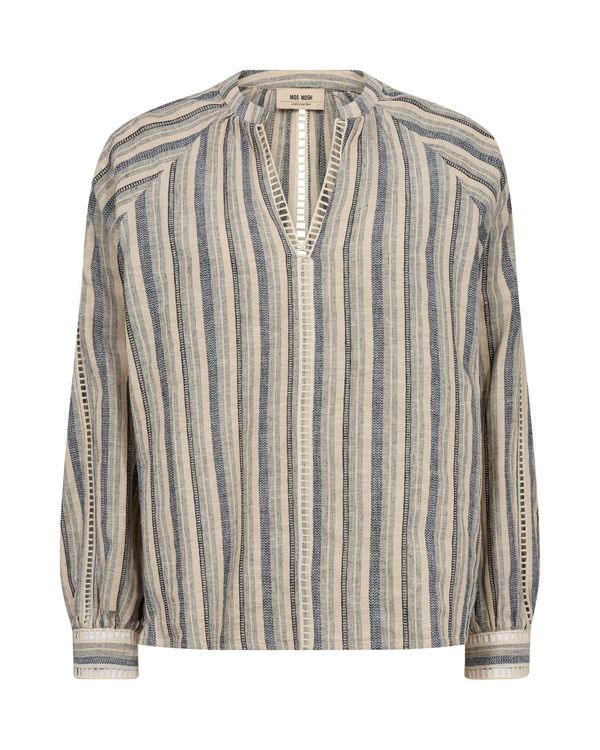 MOS MOSH MOS MOSH Bluza  bež / mornarsko plava