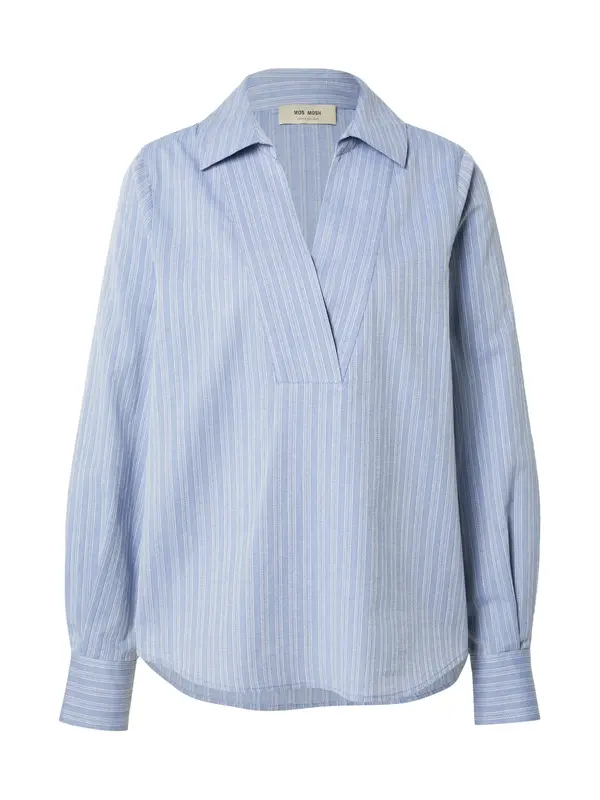 MOS MOSH MOS MOSH Bluza 'MMAvent Yen'  plava / opal