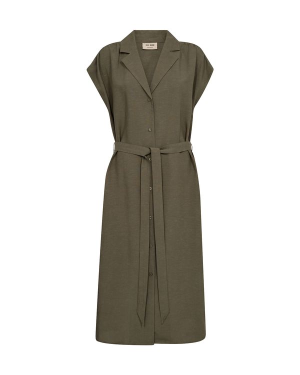MOS MOSH MOS MOSH Košulja haljina  maslinasta