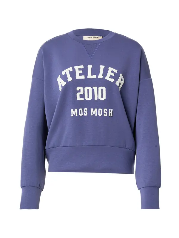 MOS MOSH MOS MOSH Sweater majica 'MMNima'  plava / bijela