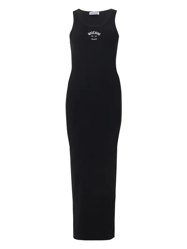 Moschino Jeans Moschino Jeans Haljina  crna / bijela
