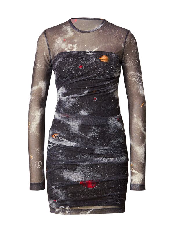 Moschino Jeans Moschino Jeans Haljina  narančasta / tamno roza / crna / bijela