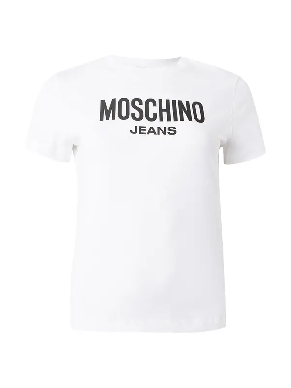 Moschino Jeans Moschino Jeans Majica  crna / bijela