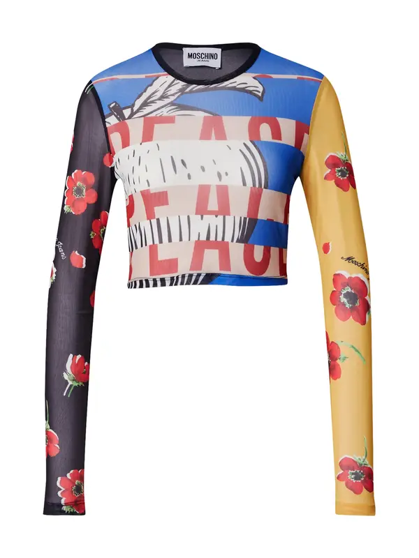 Moschino Jeans Moschino Jeans Majica  kraljevsko plava / žuta / crvena / crna