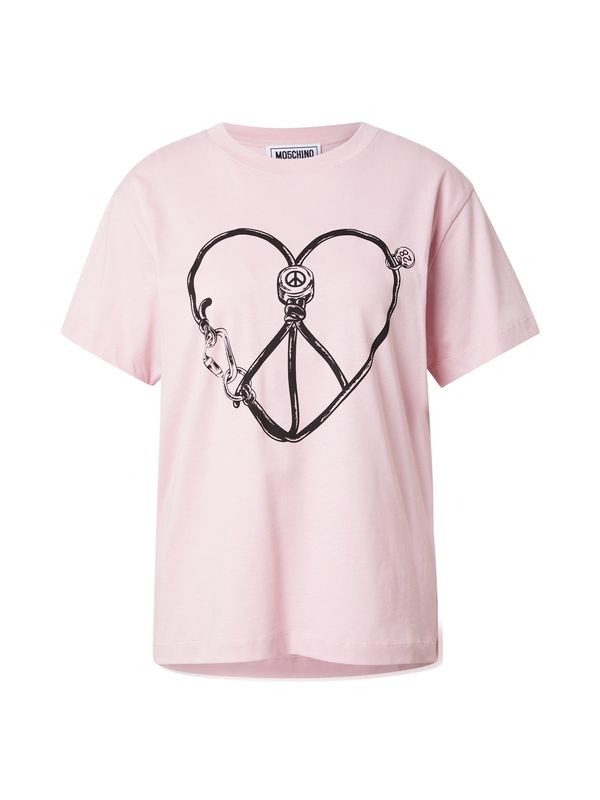 Moschino Jeans Moschino Jeans Majica  roza / crna