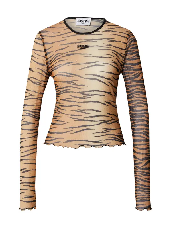 Moschino Jeans Moschino Jeans Majica  višnja / svijetlosmeđa / crna