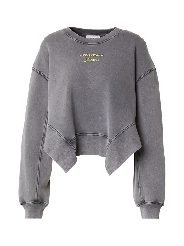 Moschino Jeans Moschino Jeans Sweater majica  plava melange / svijetložuta