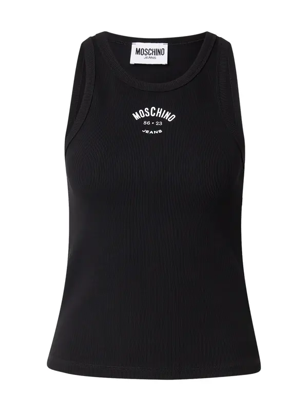 Moschino Jeans Moschino Jeans Top  crna / bijela