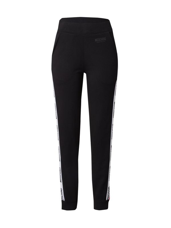 Moschino Underwear Moschino Underwear Pidžama hlače  crna / bijela