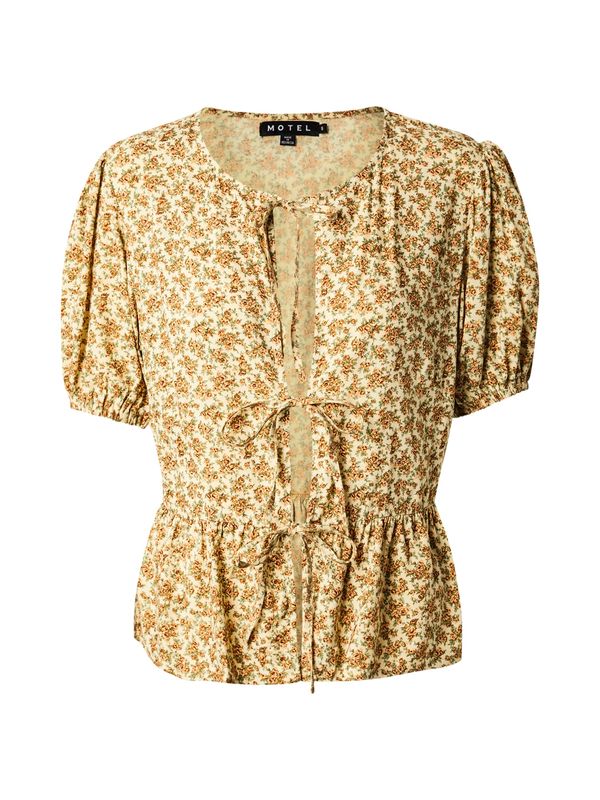 Motel Motel Bluza 'Ajasi'  pastelno žuta / zelena / narančasta