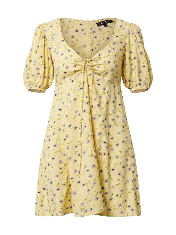 Motel Motel Haljina 'Carie'  žuta / zelena / ljubičasta