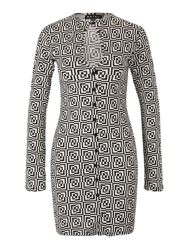 Motel Motel Haljina  crna / bijela