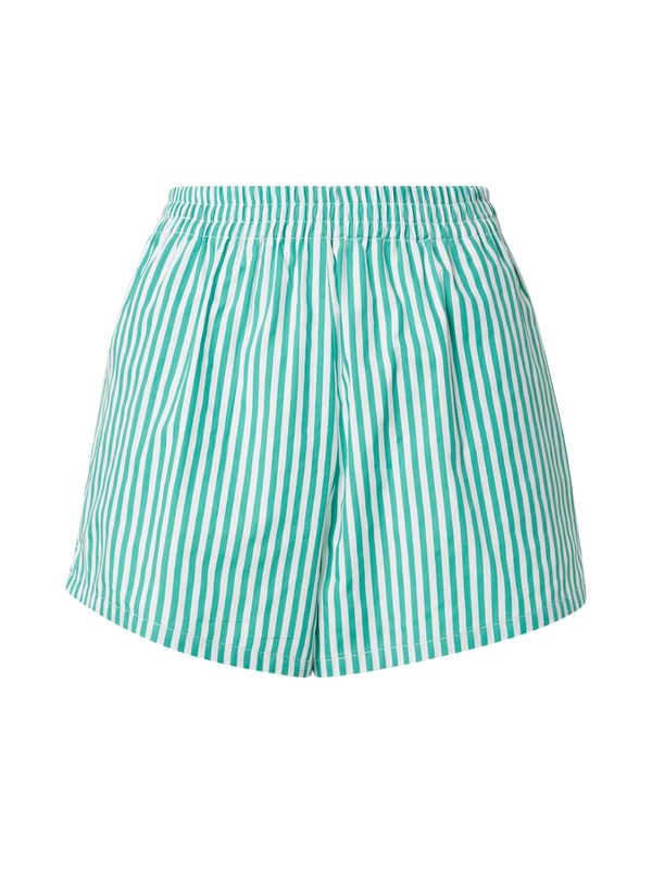 Motel Motel Hlače 'Lala'  žad / bijela