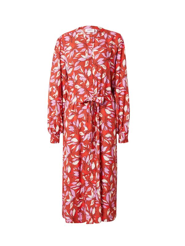 Moves Moves Košulja haljina  bež / ljubičasta / crvena