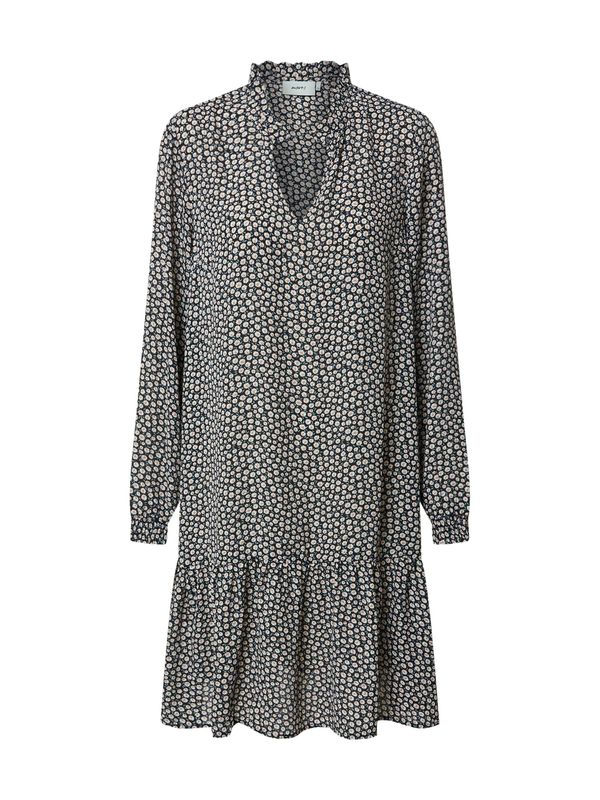 Moves Moves Košulja haljina 'Flom'  zlatna / crna / bijela