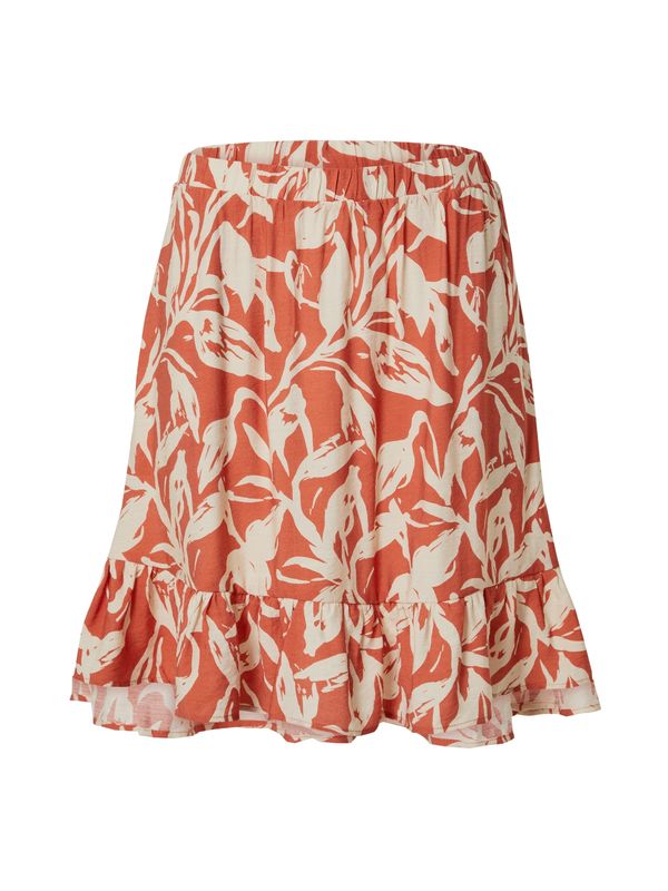 Moves Moves Suknja 'Guali'  ecru/prljavo bijela / hrđavo crvena