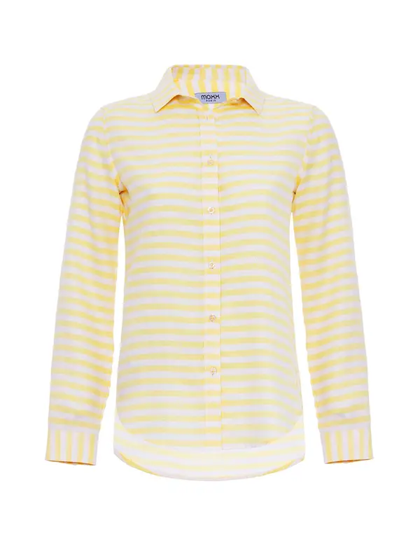 Moxx Paris Moxx Paris Bluza  žuta / bijela