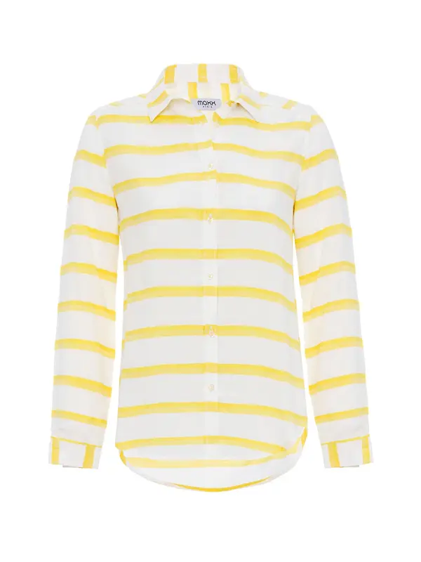 Moxx Paris Moxx Paris Bluza  žuta / bijela