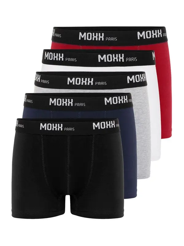 Moxx Paris Moxx Paris Bokserice  mornarsko plava / siva melange / crvena / crna / bijela