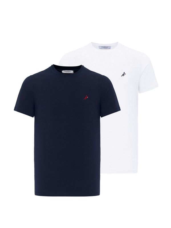 Moxx Paris Moxx Paris Majica  mornarsko plava / crvena / bijela